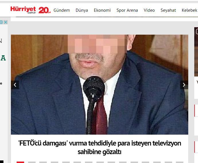 TEHDİT VE ŞANTAJ İDDİALARI ULUSAL BASINDA