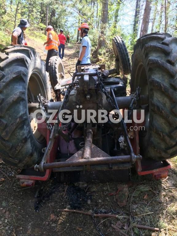 TRAKTÖRÜN ALTINA CAN VERDİ