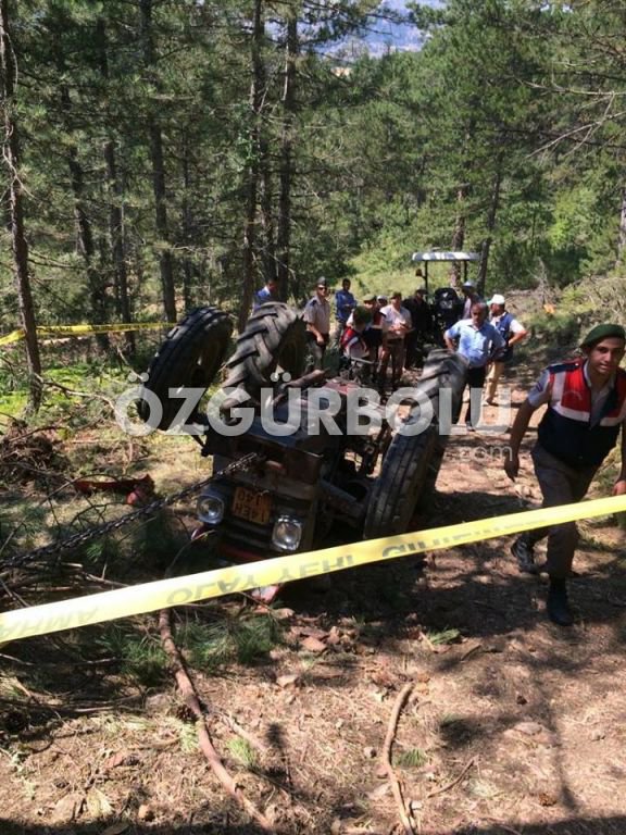 TRAKTÖRÜN ALTINA CAN VERDİ