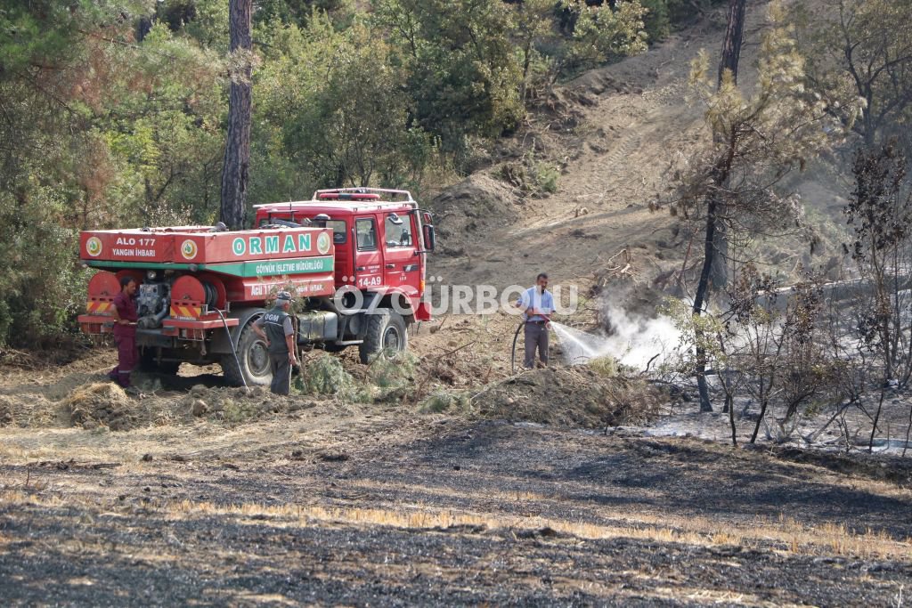 YANGINDA DEV BİR EKİP ÇALIŞTI