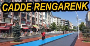CADDE RENGARENK OLDU