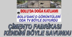 ÇİMENTO FABRİKASINDAN AÇIKLAMA