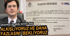 DEMİRKOL VE EKİBİ BİRİNCİ OLDU