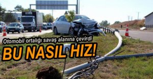 DİREĞİ YIKARAK DURABİLDİ