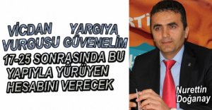 NURETTİN DOĞANAY YARGIYA SAHİP ÇIKTI