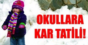 EĞİTİME KAR TATİLİ