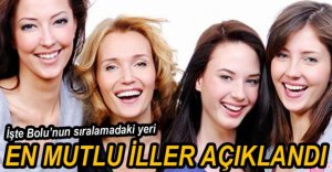 EN MUTLU İLLER BELLİ OLDU