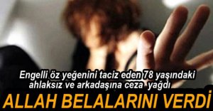 ENGELLİ YEĞENİNE TECAVÜZE CEZA YAĞDI