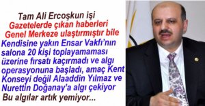 ERCOŞKUN'DAN ALGI OPERASYONU