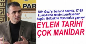 "EYLEM YAPILAN TARİH ÇOK MANİDAR"