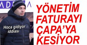 FATURA ÇAPA'YA KESİLİYOR