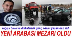 FECİ KAZADA HAYATINI KAYBETTİ
