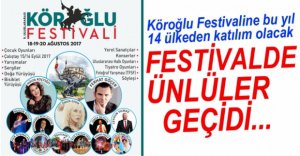 FESTİVALE ÜNLÜLER AKIN EDECEK