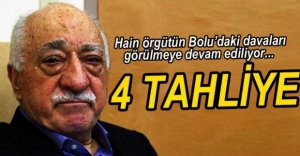 FETÖ DAVASINDA 4 TAHLİYE