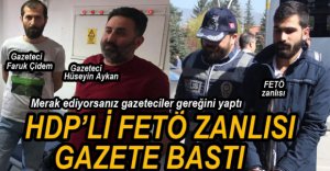 FETÖ SANIĞI GAZETECİYE SALDIRDI