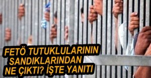 FETÖ TUTUKLULARI CEZAEVİNDE OY KULLANDI