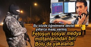 FETÖ'NÜN MAHREM İMAMI BOLU'DA YAKALANDI