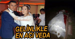 GELİNLİĞİNİ MEZARA ÖRTTÜ