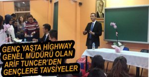 GENÇ GENEL MÜDÜRDEN GENÇLERE TAVSİYELER