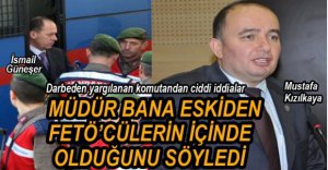 GÜNEŞER'DEN ESKİ MÜDÜRLE İLGİLİ CİDDİ İDDİALAR