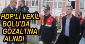 HDP MİLLETVEKİLİ BOLU'DA GÖZALTINA ALINDI
