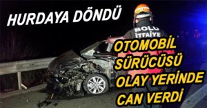 HURDAYA DÖNEN OTOMOBİLDE CAN VERDİ...