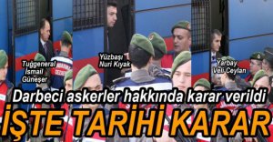 İŞTE ASKERLER HAKKINDA VERİLEN KARAR