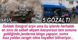 JANDARMADAN KAÇAK KAZI OPERASYONU