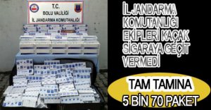 JANDARMADAN KAÇAK SİGARA OPERASYONU
