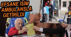 JAPON RIDVAN AMBULANSLA GETİRİLDİ