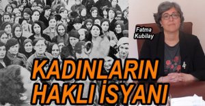 KADINLAR HAKLARINI İSTİYOR