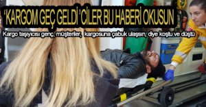 KALDIRIMA TAKILIP DÜŞEN GENCİN AYAĞI KIRILDI