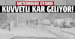 KAR YAĞIŞI GELİYOR
