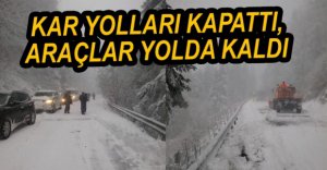 KAR YOLLARI KAPATTI