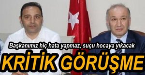 KÖTÜ GİDİŞAT SONRASINDA KRİTİK GÖRÜŞME