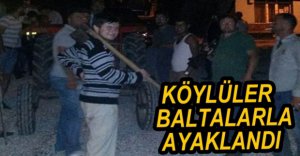 KÖYLÜLERİ AYAKLANDIRAN HIRSIZLIK