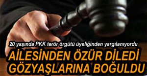 MAHKEMEDE GÖZYAŞLARINA BOĞULDU