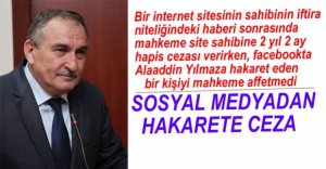 MAHKEMEDEN SOSYAL MEDYA HAKARETİNE CEZA