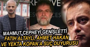 MAHMUT ALAN'DAN O İFADELERE SUÇ DUYURUSU