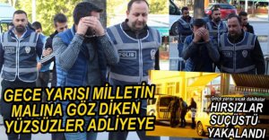 MARKET HIRSIZLARI ADLİYEDE