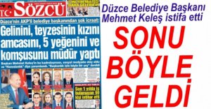 MEHMET KELEŞ İSTİFA ETTİ