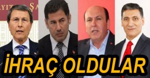 MHP'DEN 4 İSİM İHRAÇ EDİLDİ