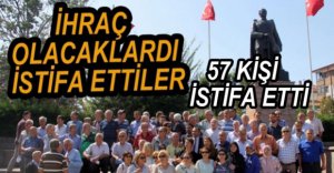 MHP'DEN 57 KİŞİ İSTİFA ETTİ