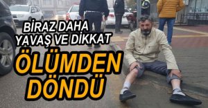 MOTOSİKLETTEN DÜŞEREK YARALANDI