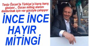 MUHARREM İNCE BOLU'YA GELİYOR
