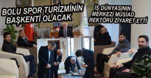 MÜSİAD REKTÖR ALİŞARLI'YI ZİYARET ETTİ