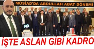 MÜSİAD'TA GÖREV DEĞİŞİMİ....