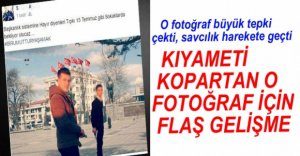 O FOTOĞRAF SONRASINDA GÖZALTINA ALINDILAR