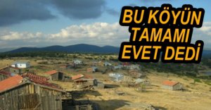 SEÇMENLERİN TAMAMI EVET OYU KULLANDI