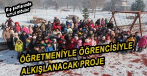 ÖĞRENCİLER VE ÖĞRETMENLER KUŞLARA UMUT OLDU